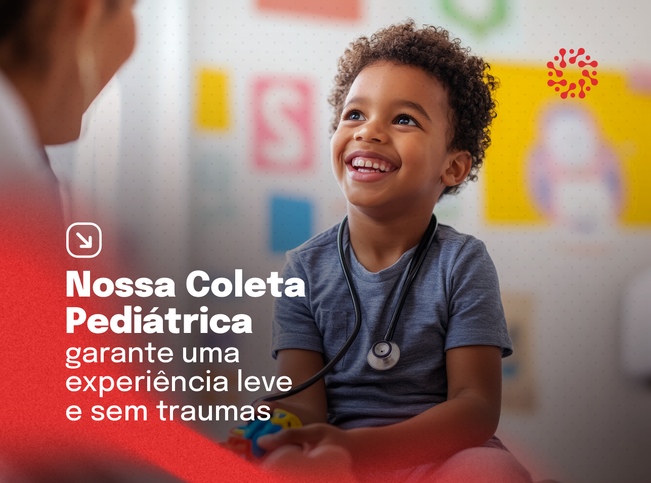 banner coleta pediatrica